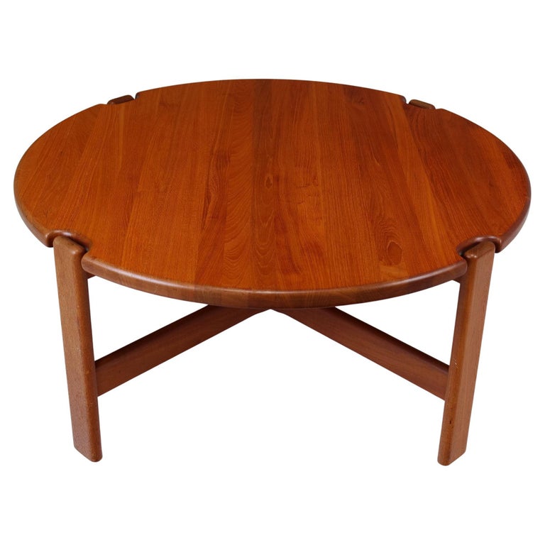 Vintage Danish Coffee Table in Teak at 1stDibs
