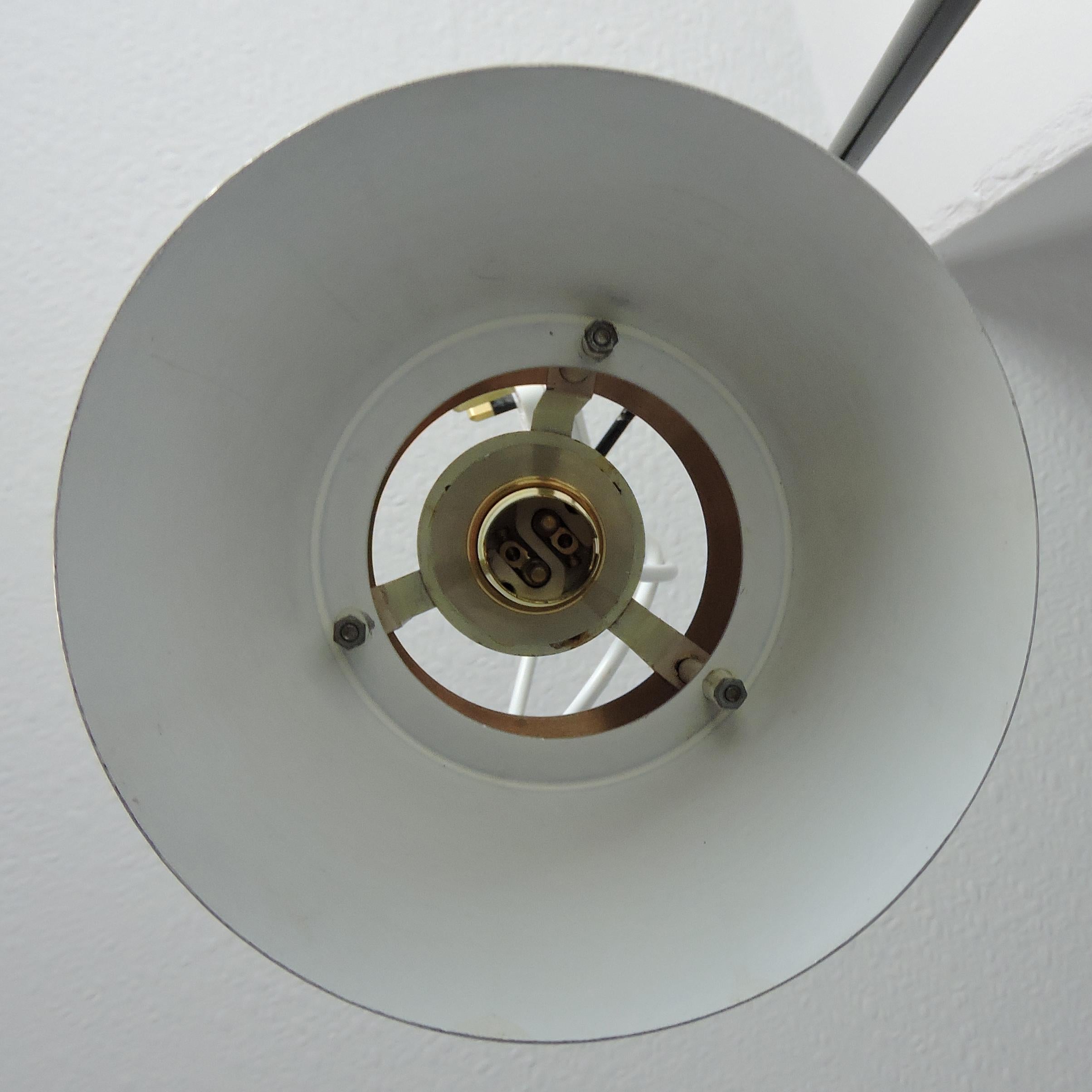 Vintage Danish Copper and Black Pendant Light, 1960s, Set of 2 (Moderne der Mitte des Jahrhunderts)