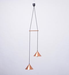 Danish Mid-Century Modern Copper colored Pendant light
