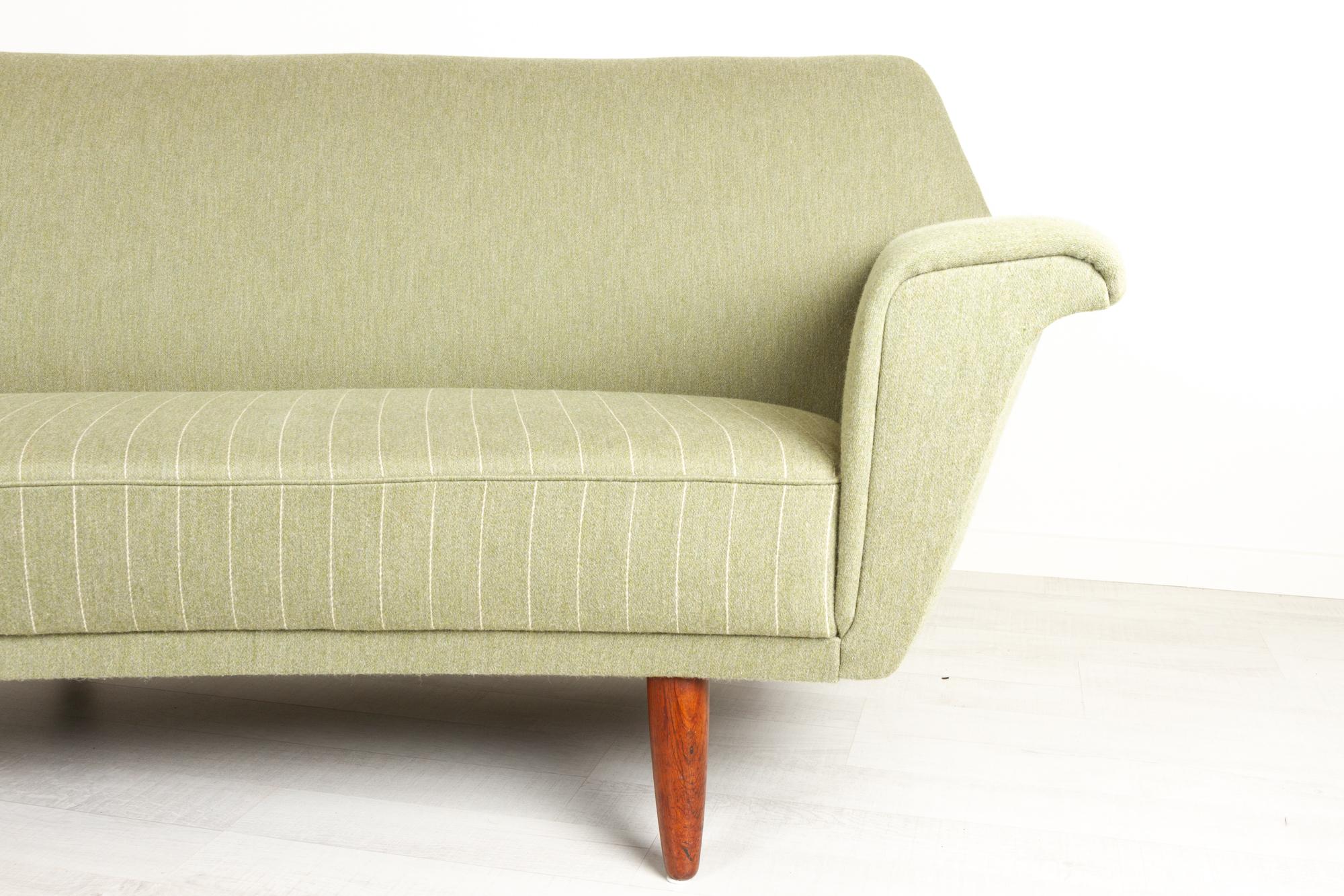 Mid-20th Century Vintage Danish Curved Sofa by G. Thams for Vejen Polstermøbelfabrik, 1960s
