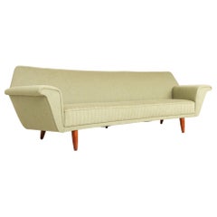 Dänisches gebogenes Vintage-Vintage-Sofa von G. Thams für Vejen Polstermbelfabrik, 1960er Jahre