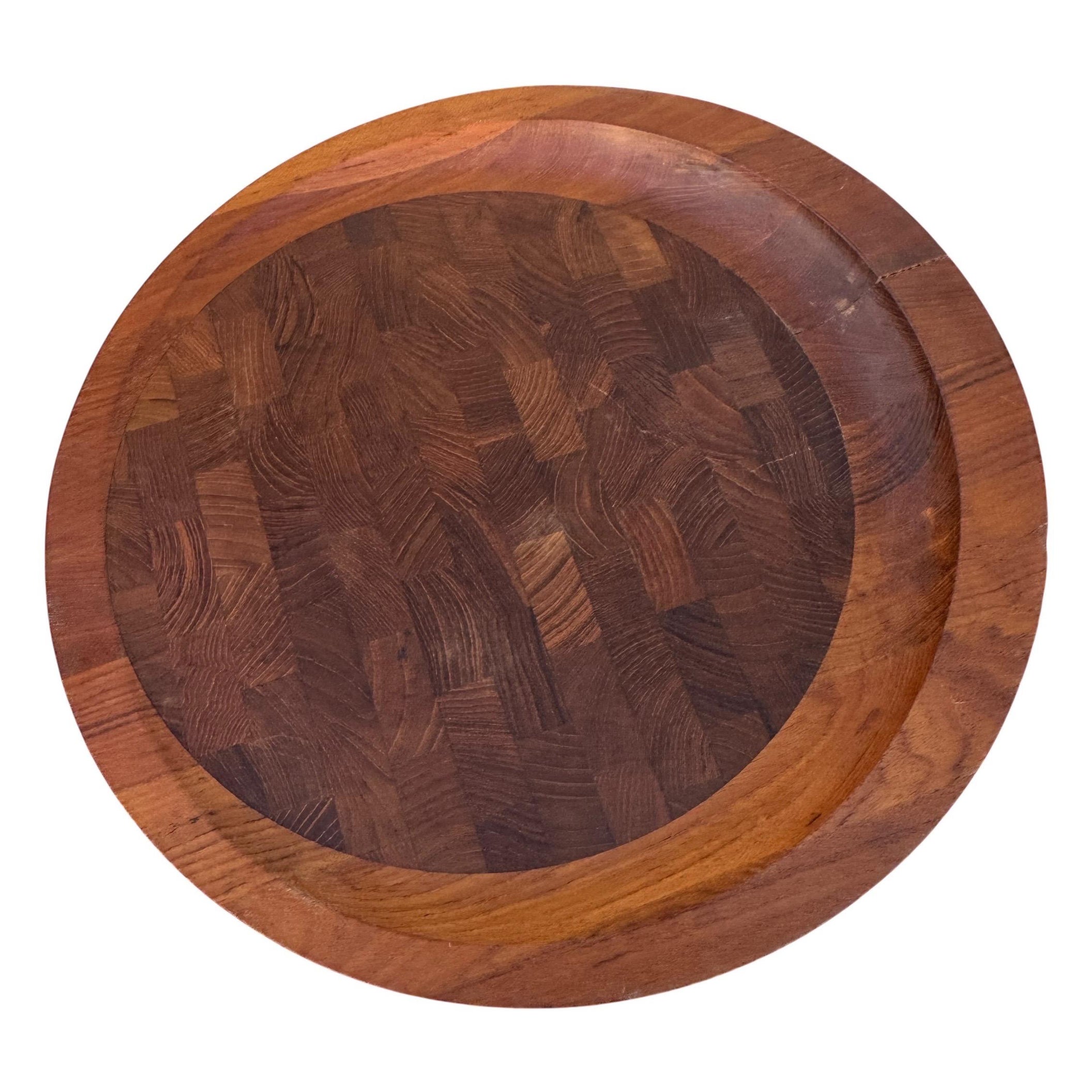 Planche à découper en teck vintage danois Dansk Platter by Jens H. Quistgaard