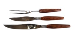 Vintage Danish Deeredge Sheffield England Carving Cutlery Sert Firth