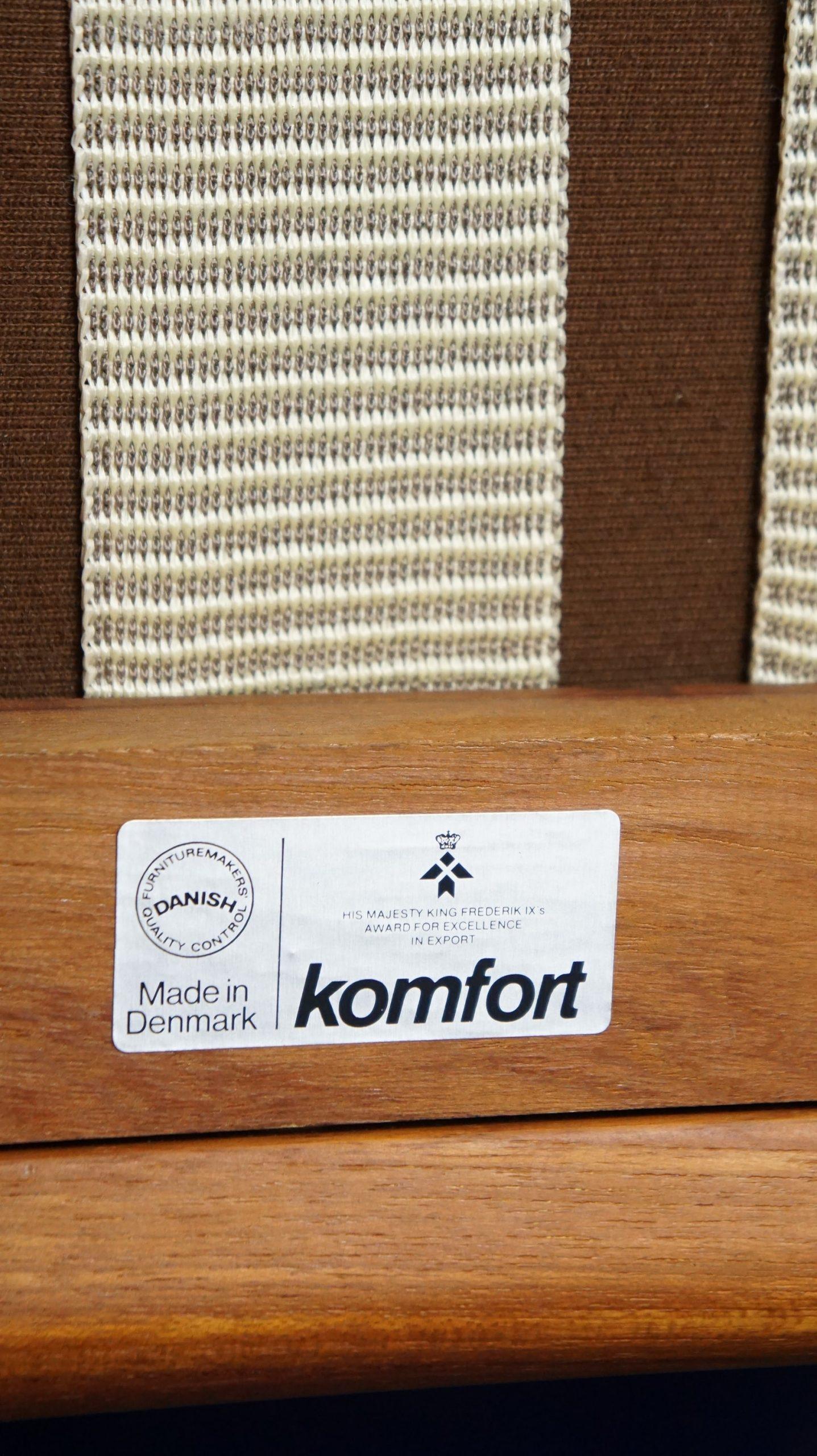 2-Sitzer-Sofa im dänischen Design aus den 1960er Jahren von Arne Wahl für Komfort im Angebot 9