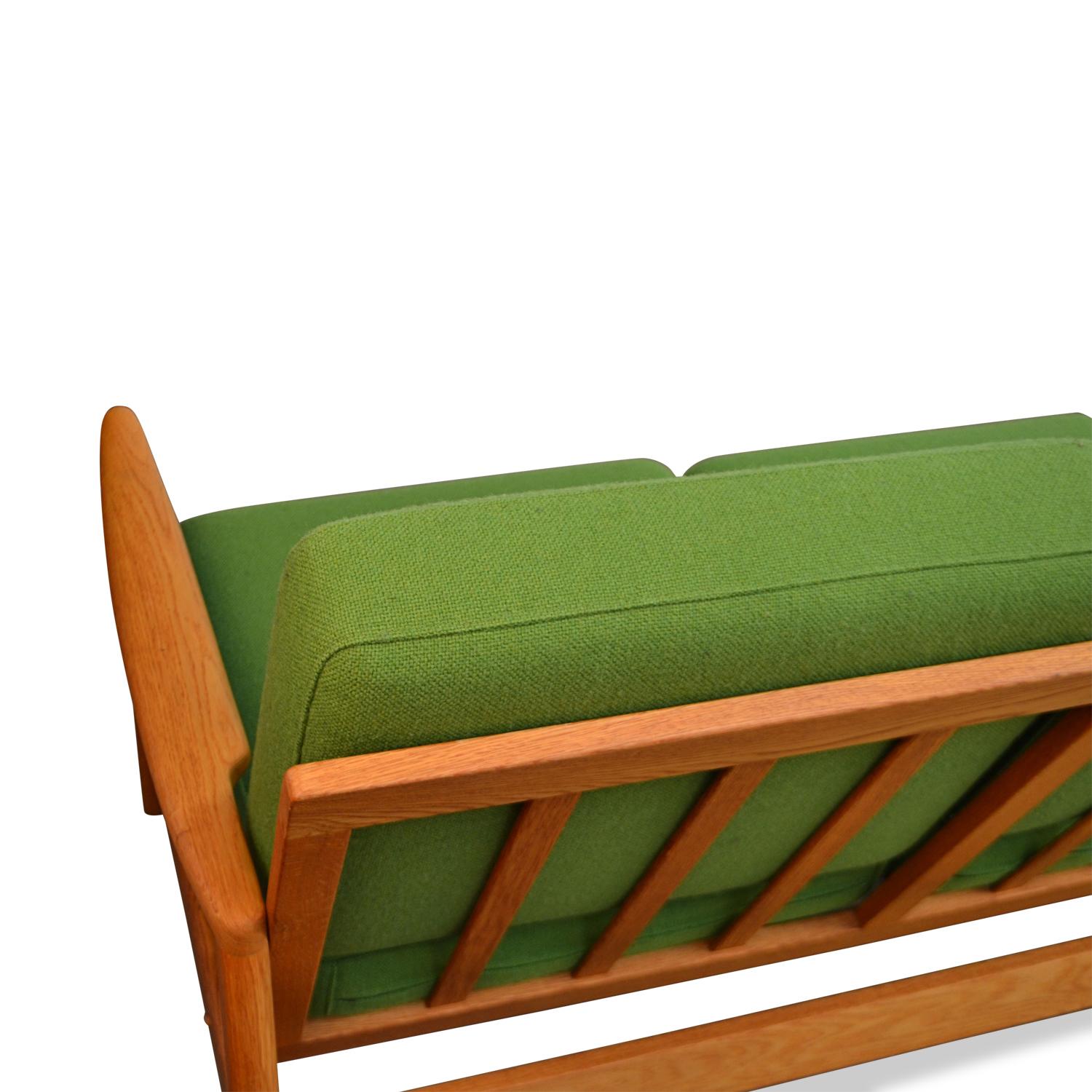 Vintage Danish Design Hans Olsen Oak 3-Seater Sofa 2