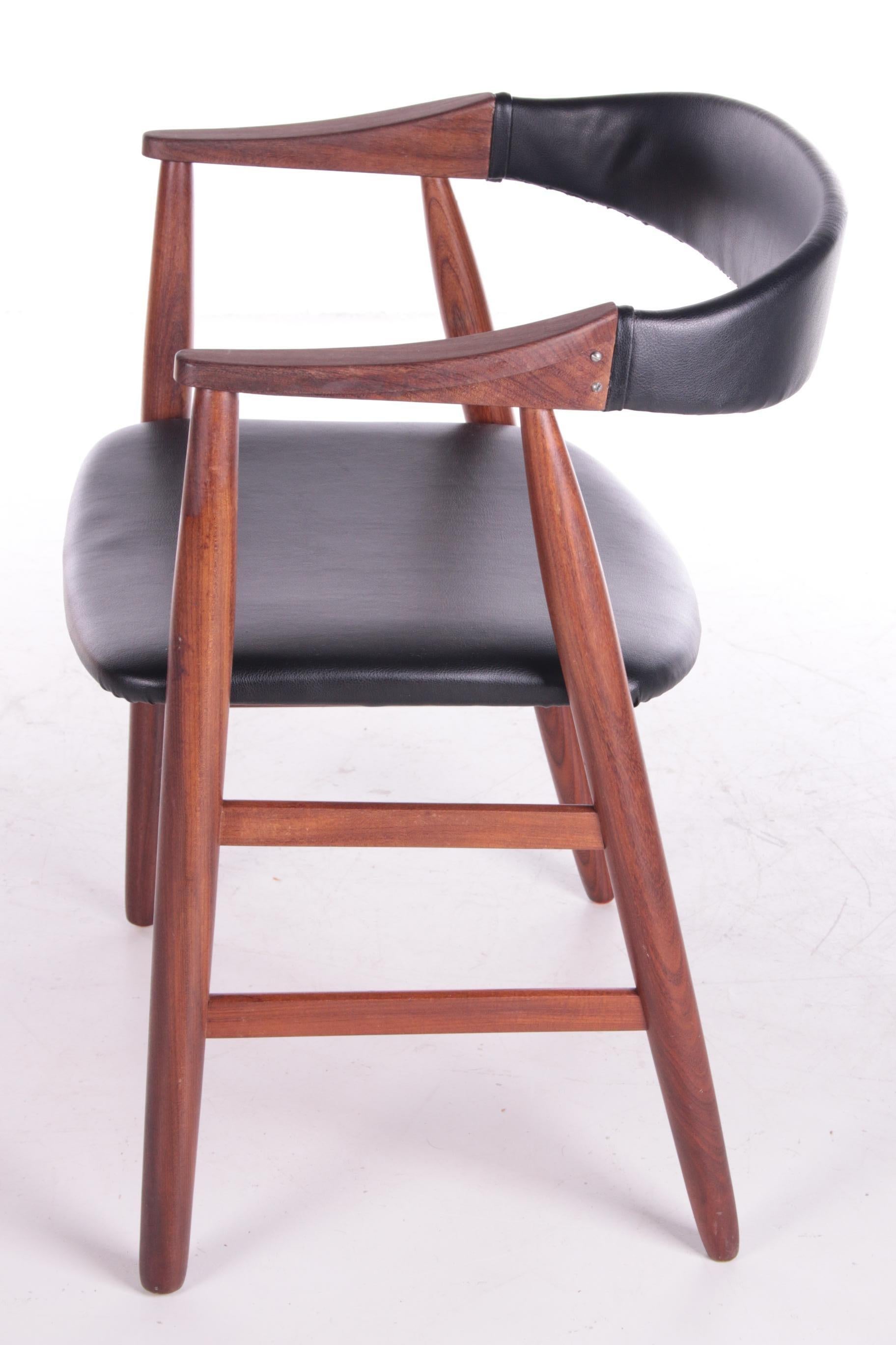 Vintage Danish Design Office Chair from Farstrup, Denmark 1960 In Excellent Condition In Oostrum-Venray, NL