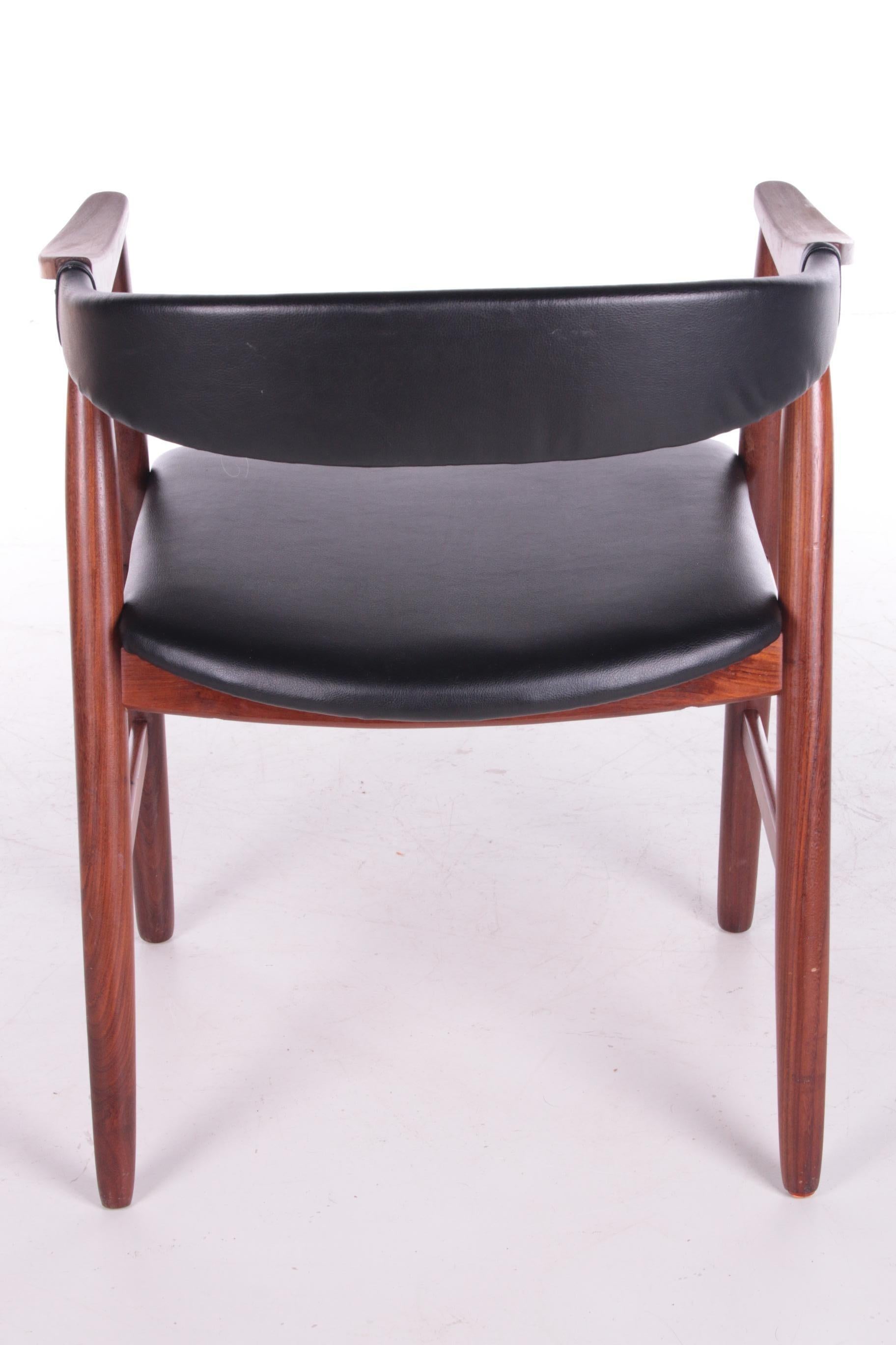 Mid-20th Century Vintage Danish Design Office Chair from Farstrup, Denmark 1960