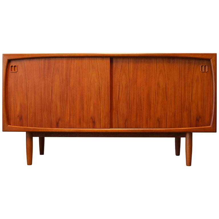 Vintage Danish Design Sideboard/Credenza by Dyrlund 1960s Teak Sculpted