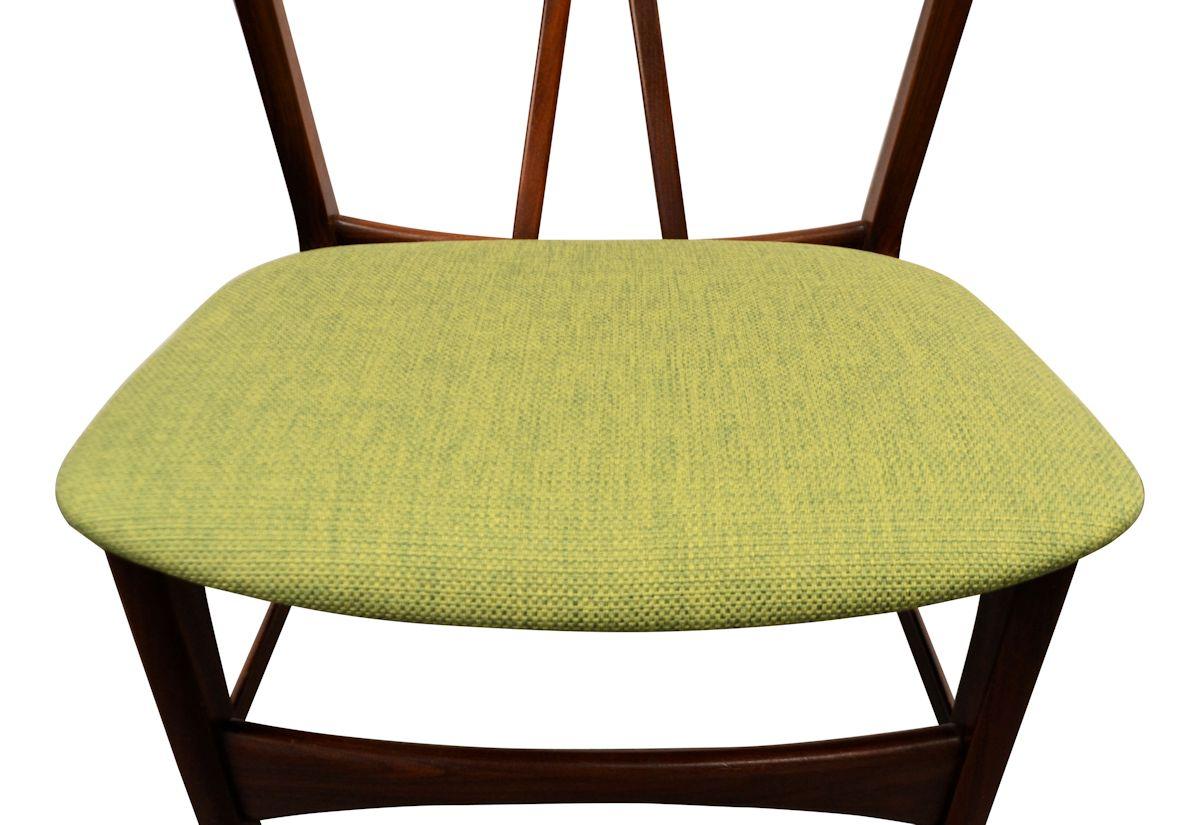 Vintage Danish Design Teak/Oak Dining Chairs, Set of 4 6