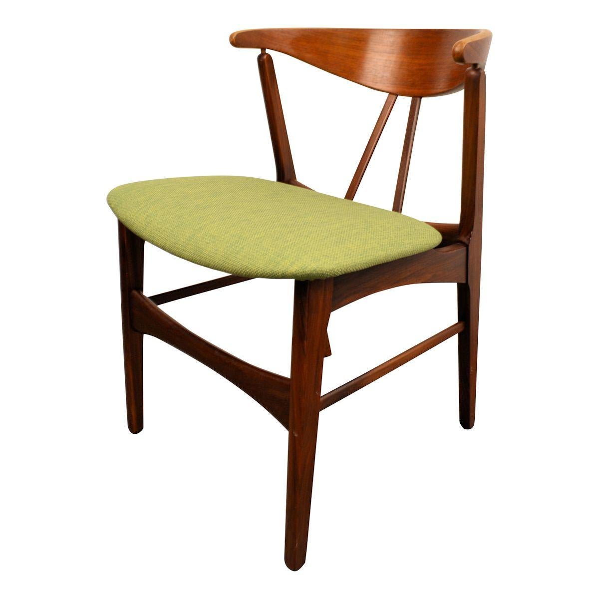 Vintage Danish Design Teak/Oak Dining Chairs, Set of 4 2