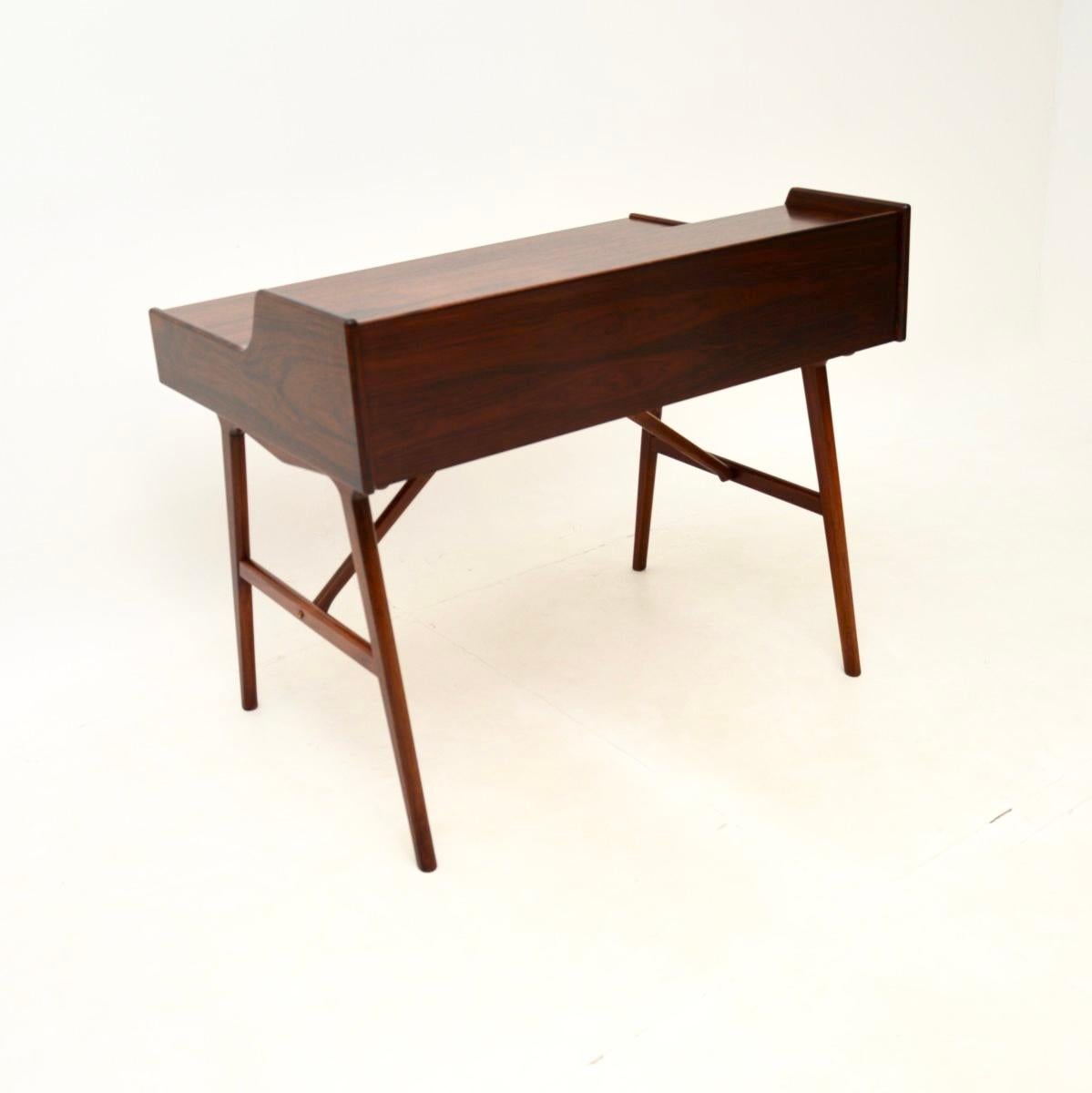 Wood Vintage Danish Desk by Arne Wahl Iversen For Sale