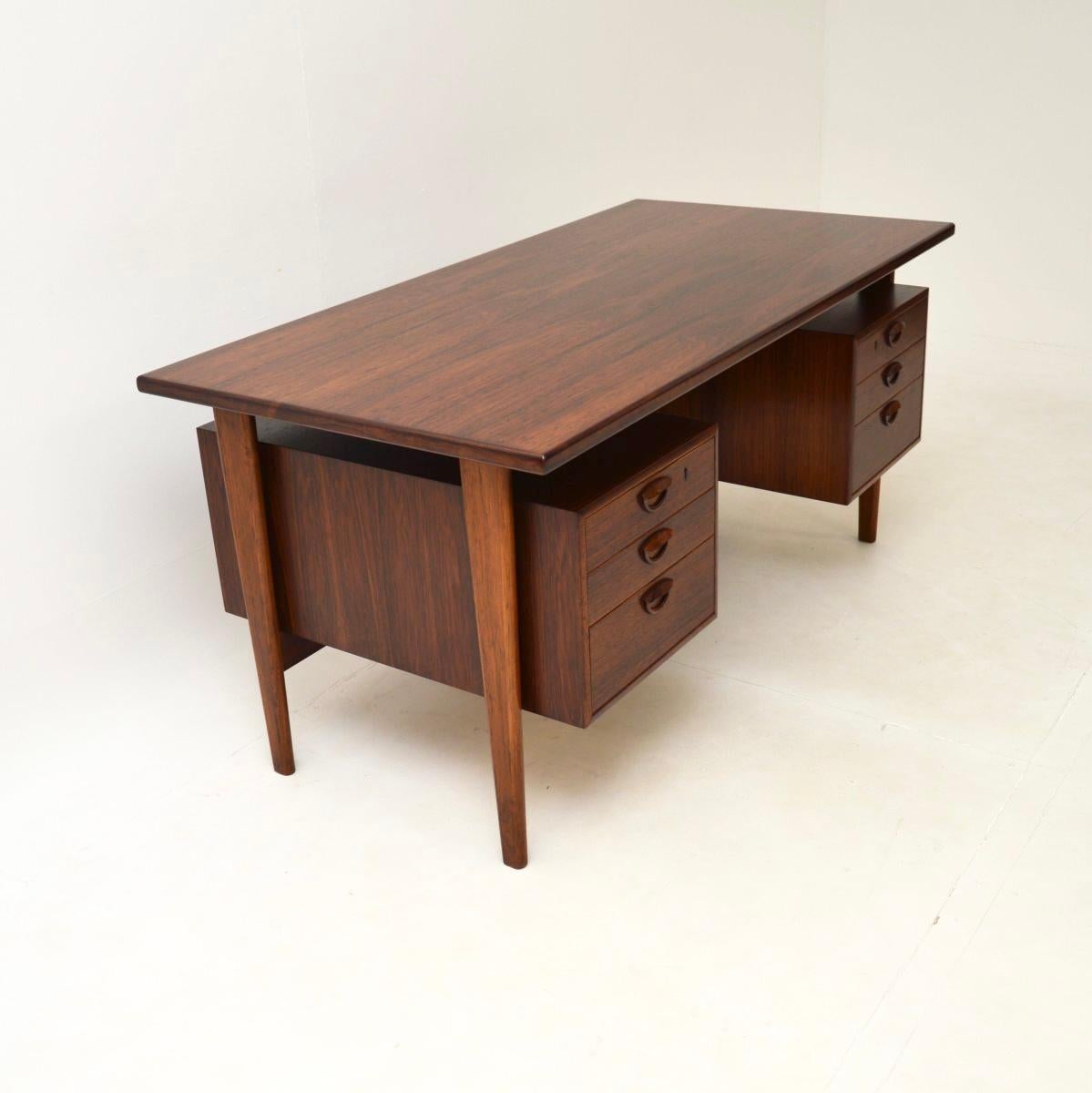 Mid-Century Modern Vintage Danish Desk by Kai Kristiansen
