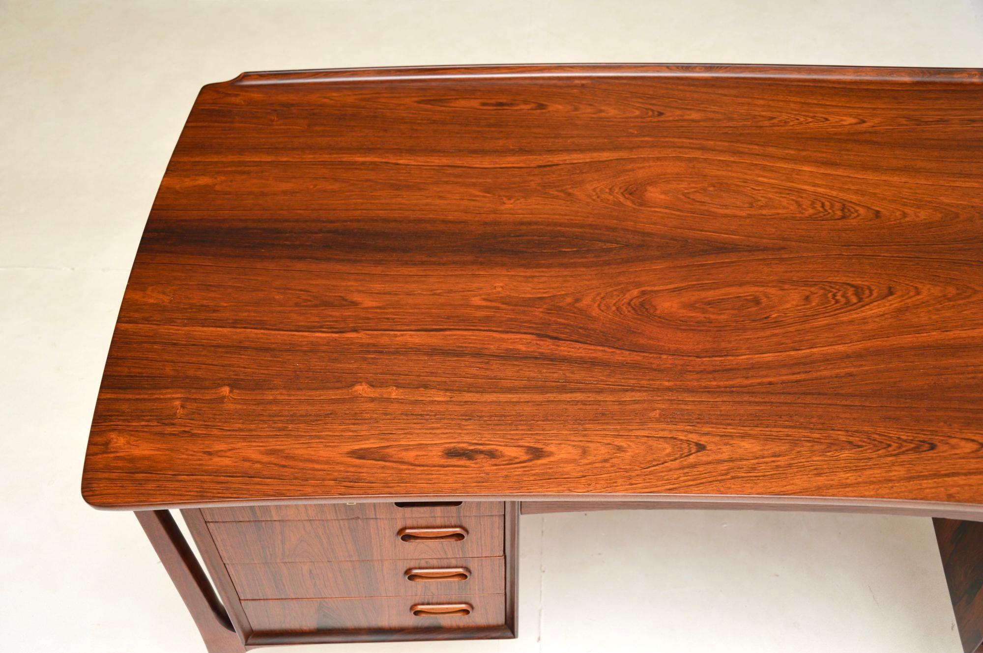Vintage Danish Desk by Svend Aage Madsen for HP Hansen 1