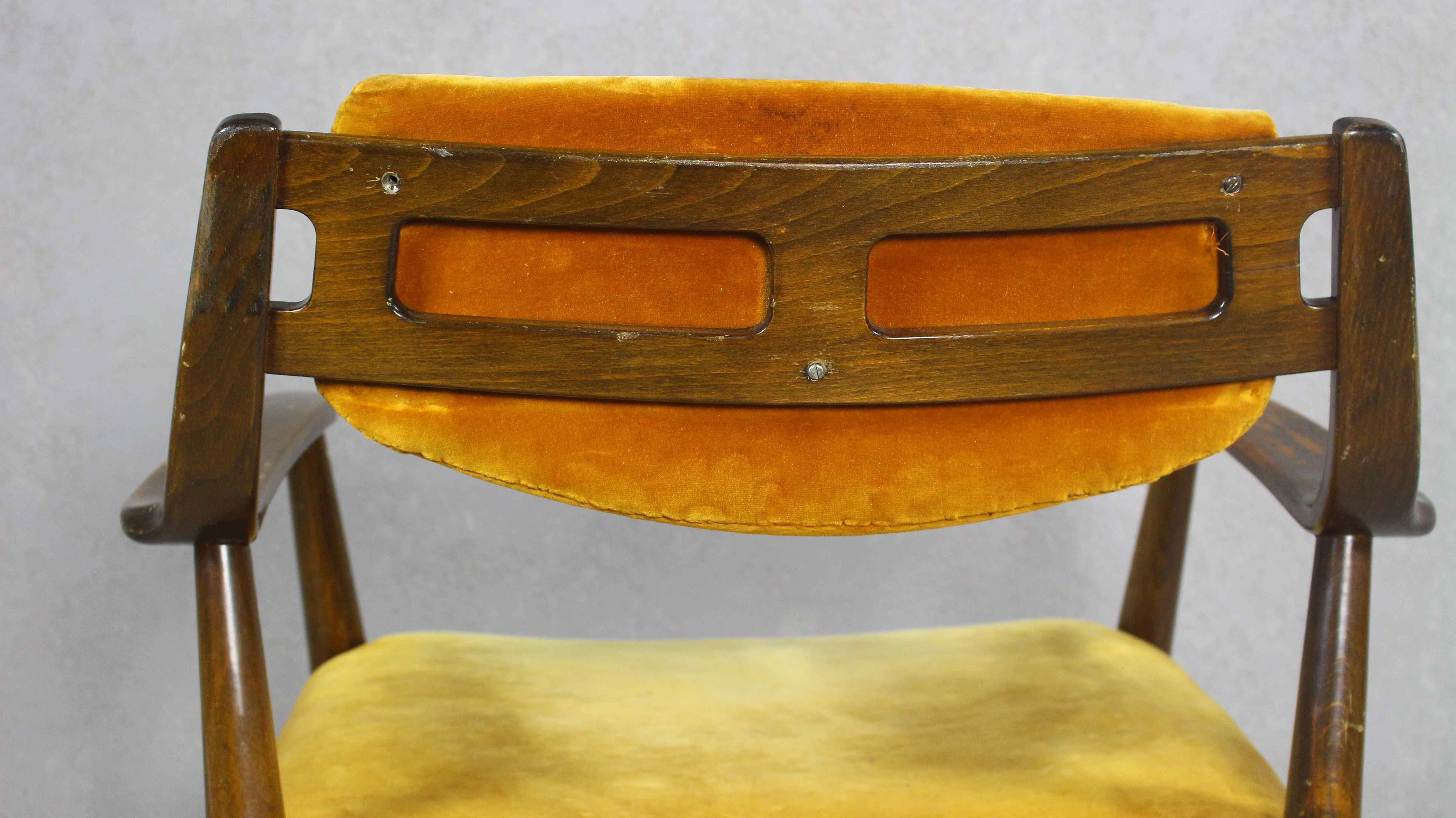 Fauteuil de bureau danois vintage, années 1960 en vente 3