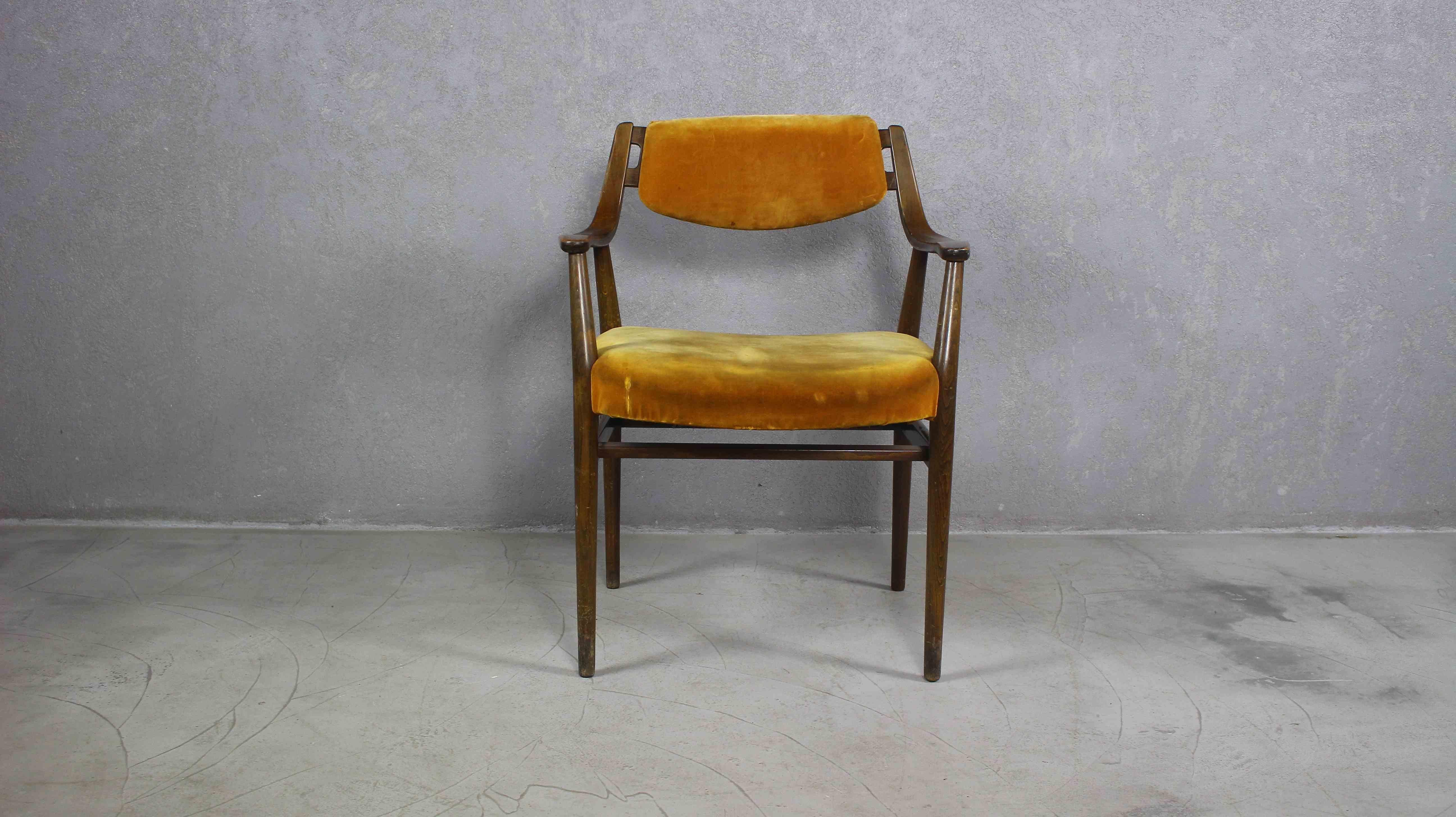 Scandinavian Modern Vintage Danish Desk Chair, 1960s For Sale