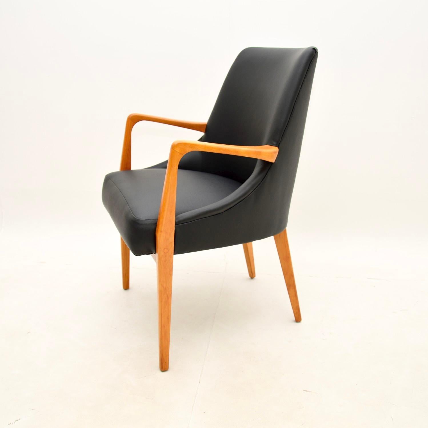 Danois Chaise de bureau / fauteuil vintage danois en vente