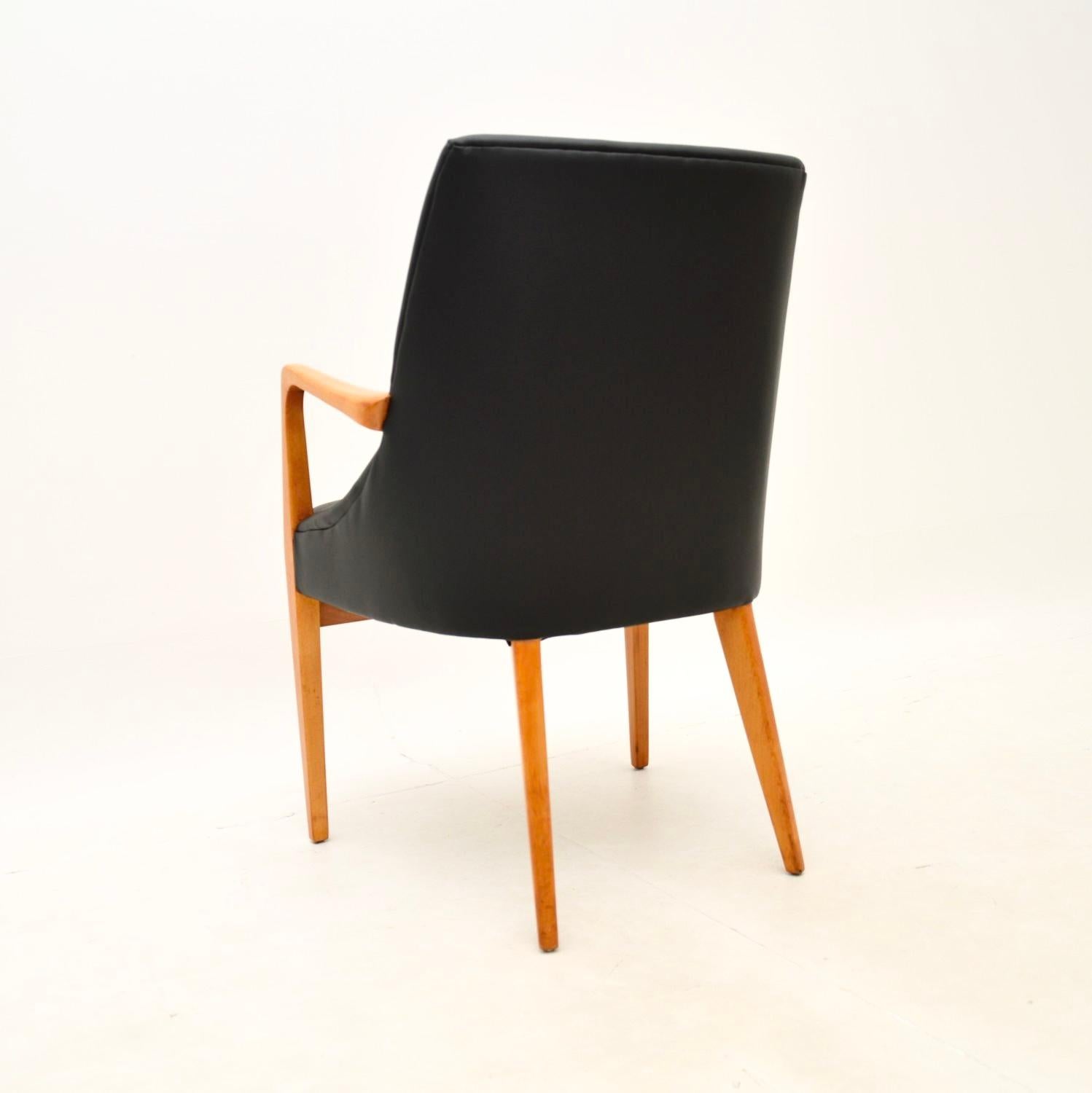 Mid-20th Century Vintage Danish Desk Chair / Armchair For Sale