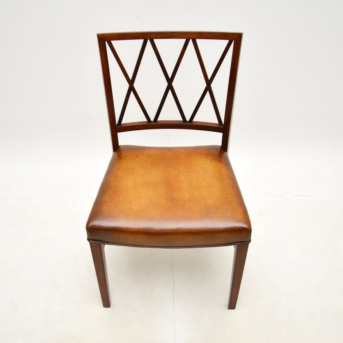 Vintage Danish Desk Chair by Ole Wanscher For Sale 1