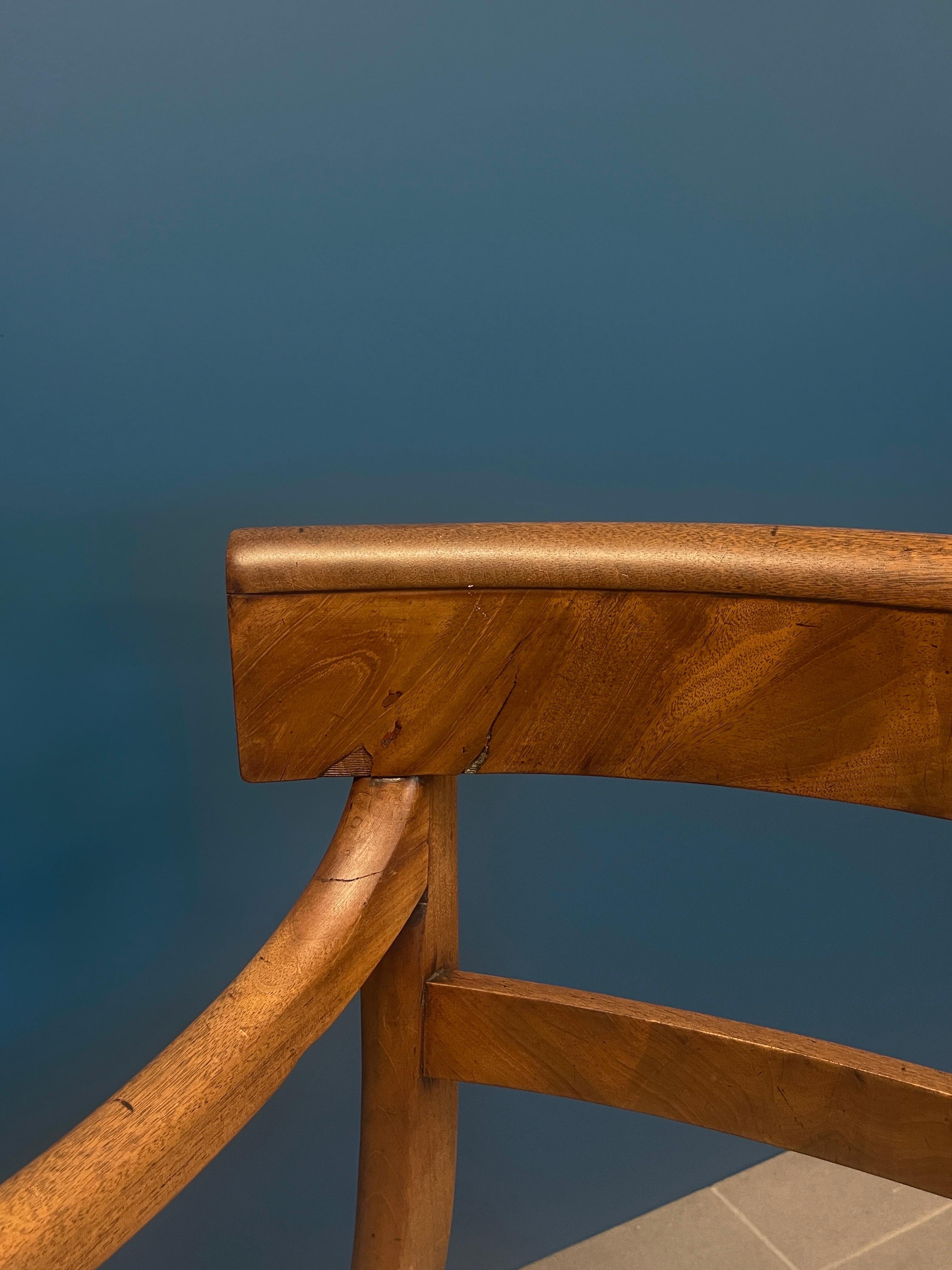 Silla de escritorio danesa vintage en Bueno estado para la venta en Knokke-Heist, BE