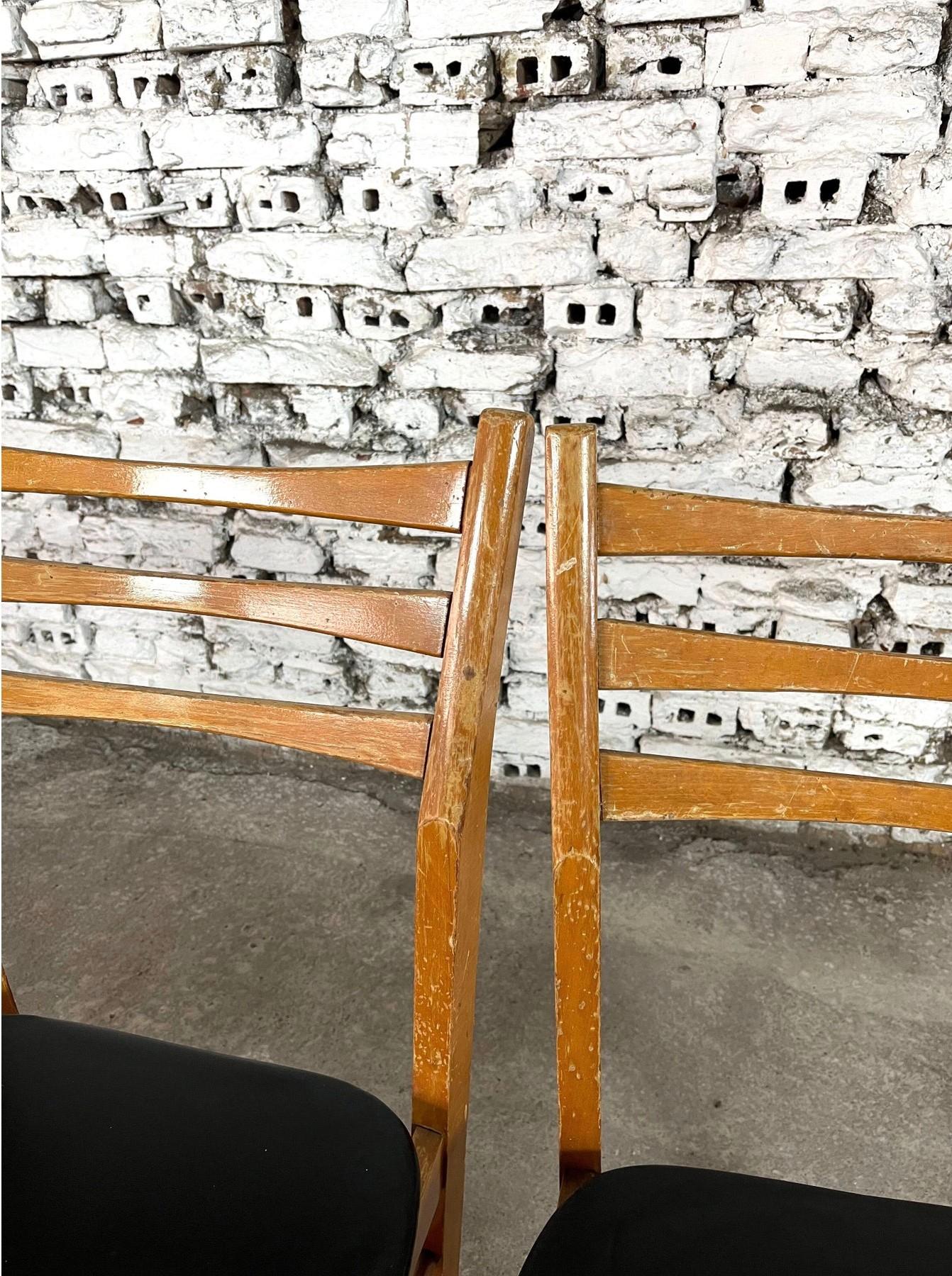 Scandinave moderne Vintage Danish Dining Chairs, 1960s – Set of 4 en vente