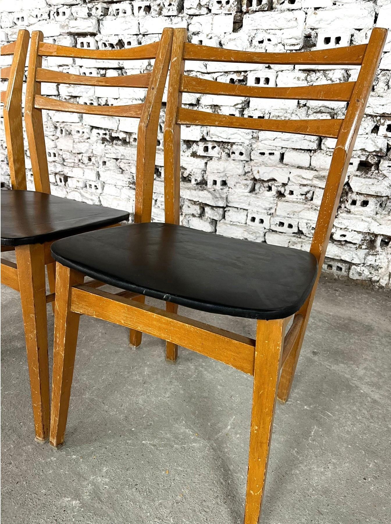 Danois Vintage Danish Dining Chairs, 1960s – Set of 4 en vente
