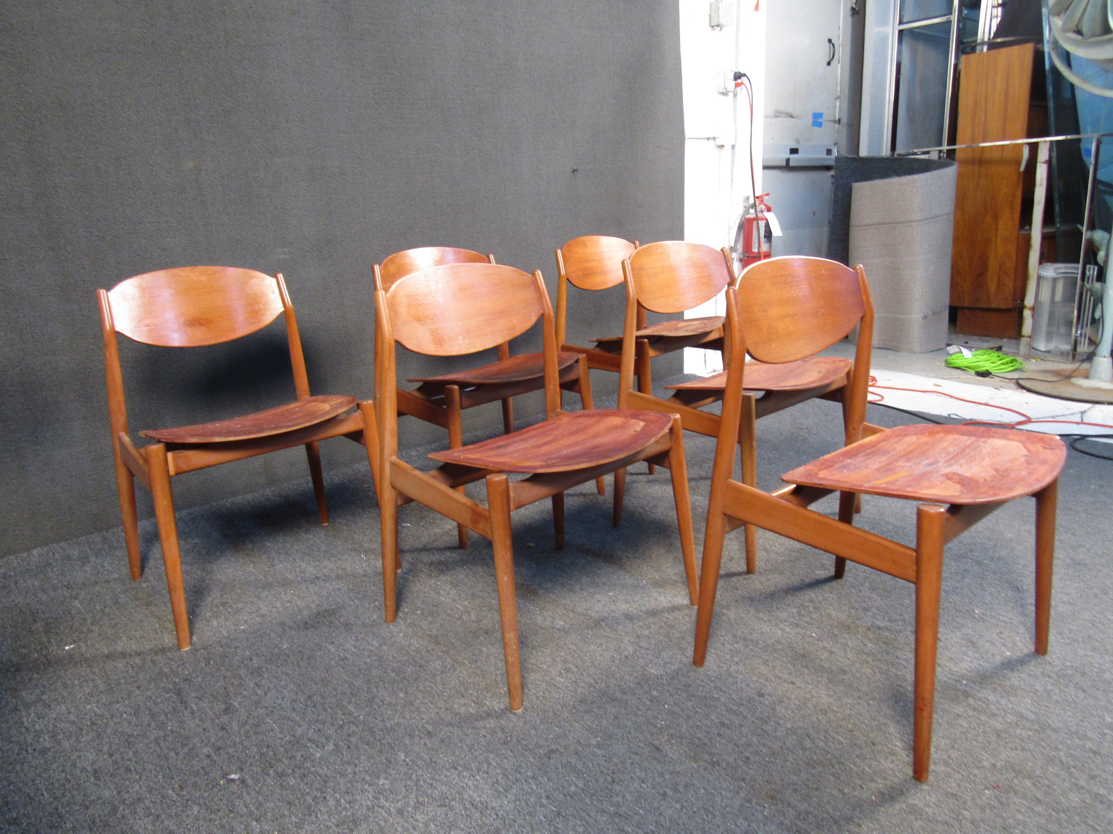 Mid-Century Modern Vintage Danish Dining Chairs