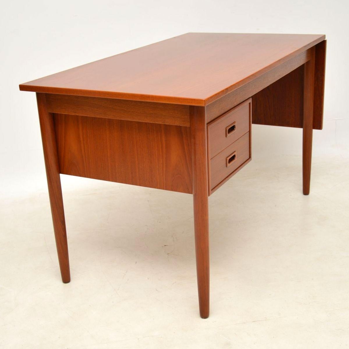 Vintage Danish Drop Leaf Desk, 1960s 1