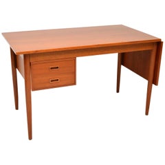 Vintage Danish Drop Leaf Desk, 1960s