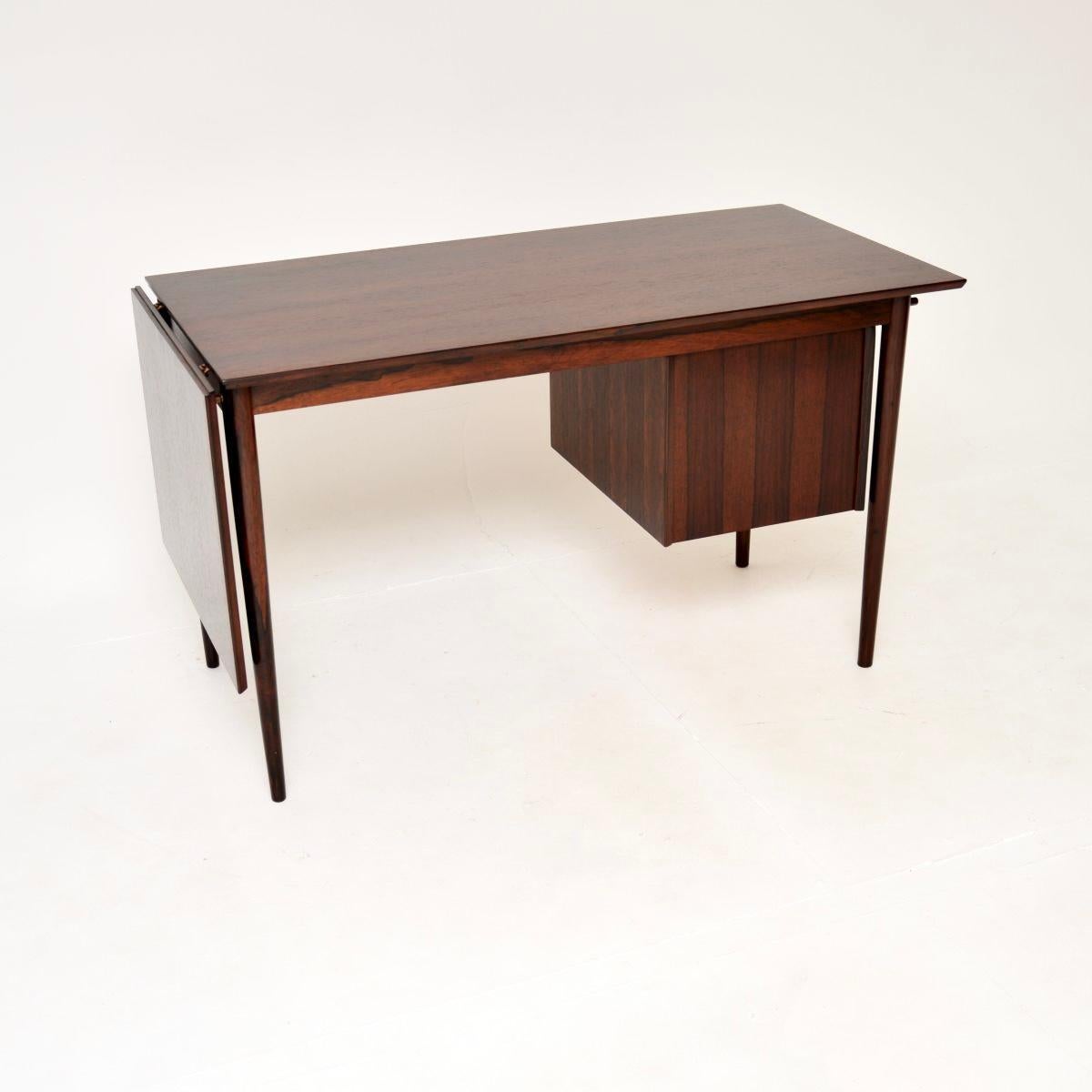 Vintage Danish Drop Leaf Desk For Sale 2