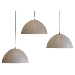 Vintage Danish "Dyssen" Pendant Lights by Asger BC  Lys, 1980s. Set of 3.