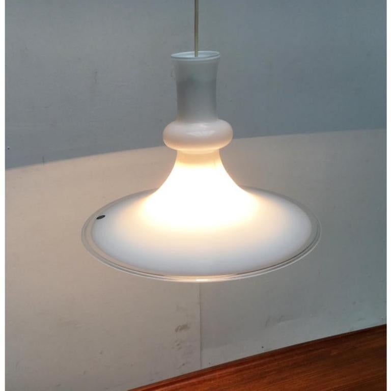 Vintage Danish Etude Glass Pendant by Michael Bang for Royal Copenhagen In Good Condition For Sale In Hamburg, DE