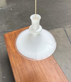Vintage Danish Etude Glass Pendant Lamp Michael Bang Royal Copenhagen Holmegaard