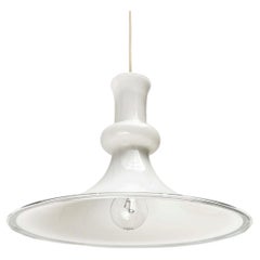 Vintage Danish Etude Glass Pendant Lamp Michael Bang Royal Copenhagen Holmegaard