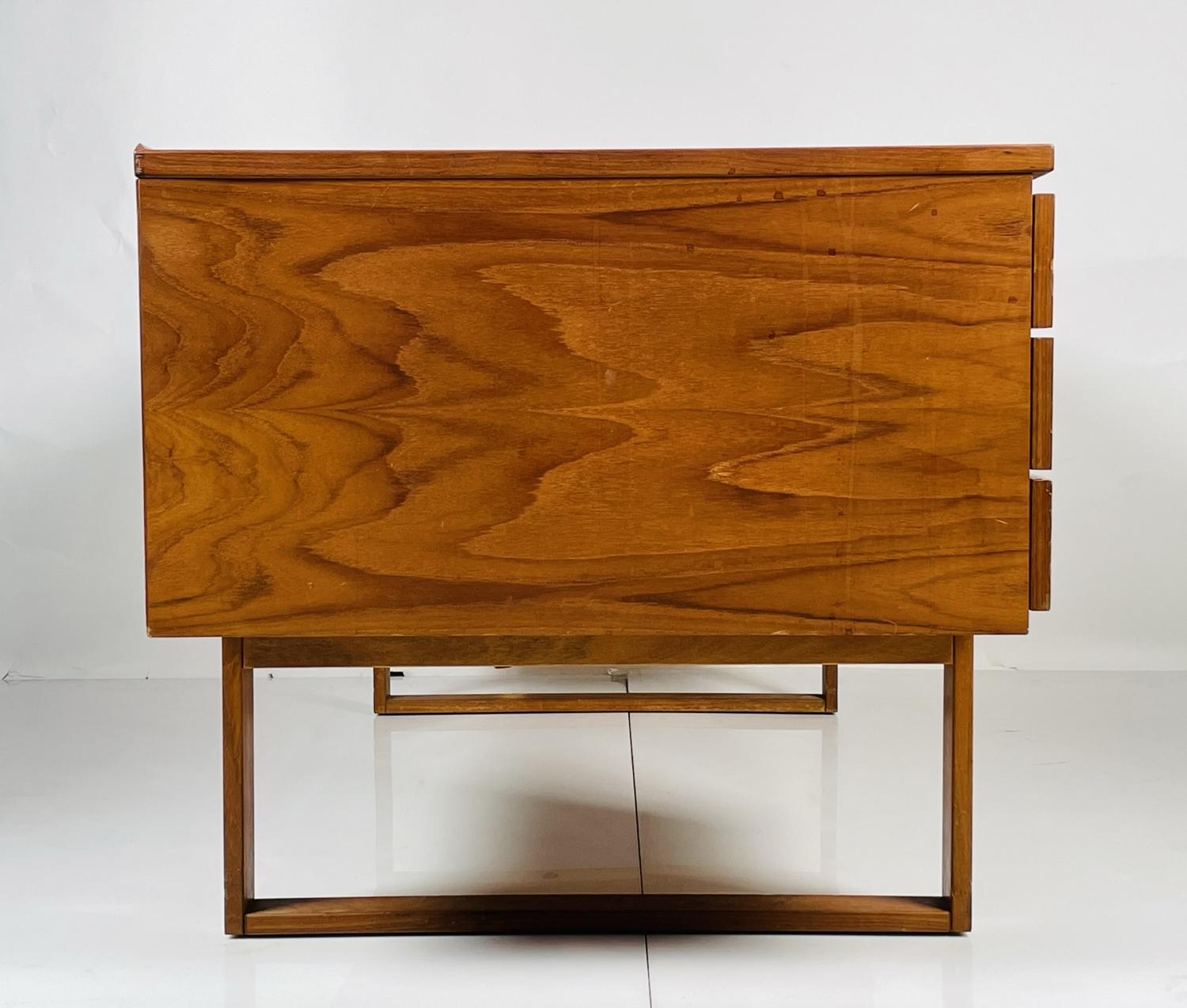 Vintage Danish Executive Desk by Henning Jensen & Torben Valeur for Dyrlund 2