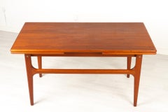 Vintage Danish Extendable Teak Coffee Table by Trioh, 1960s