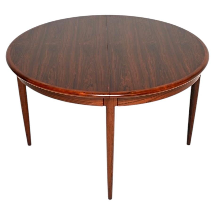 Vintage Danish Extending Dining Table by Niels Moller