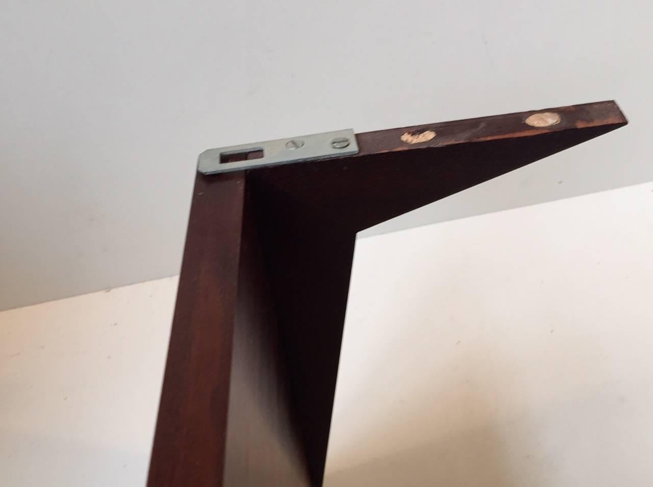 Vintage Danish Floating Shelf in Rosewood by Poul Cadovius, Cado, 1960s In Good Condition In Esbjerg, DK