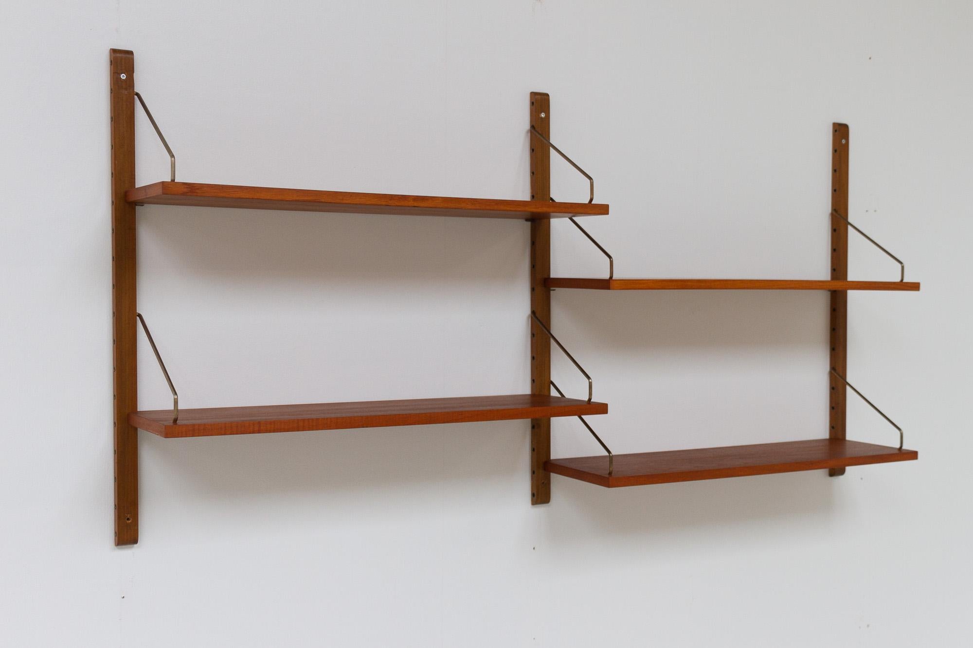 Vintage Danish Floating Teak Shelves by Poul Cadovius for Cado Royal, 1960s 6