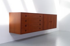Vintage Danish Floating Teak Sideboard by HG Furniture, 1960s