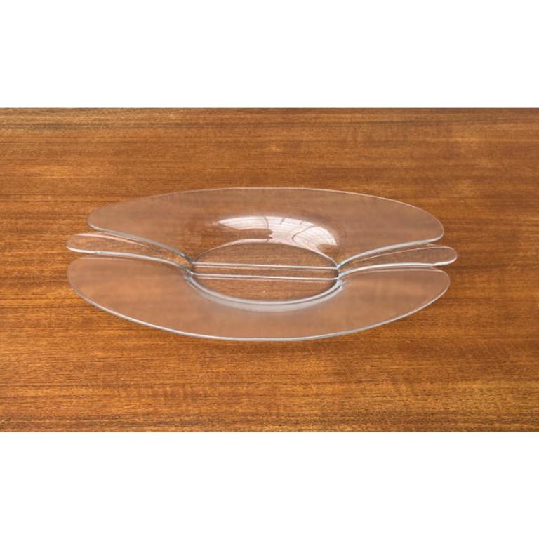 Dänische Vintage-Glasschale aus Holmegaard, 1970er Jahre im Angebot 5