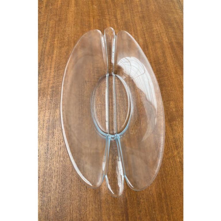 Dänische Vintage-Glasschale aus Holmegaard, 1970er Jahre im Angebot 7