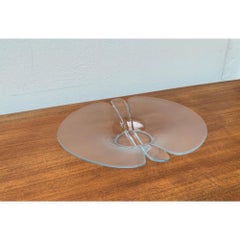 Dänische Vintage-Glasschale aus Holmegaard, 1970er Jahre