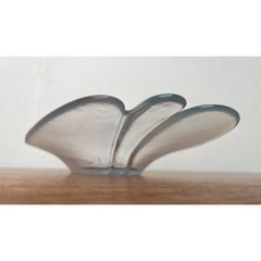 Cuenco de cristal danés vintage de Holmegaard, años 70