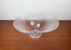 Cuenco de cristal danés vintage de Holmegaard, años 70