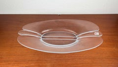 Cuenco de cristal danés vintage de Holmegaard, años 70