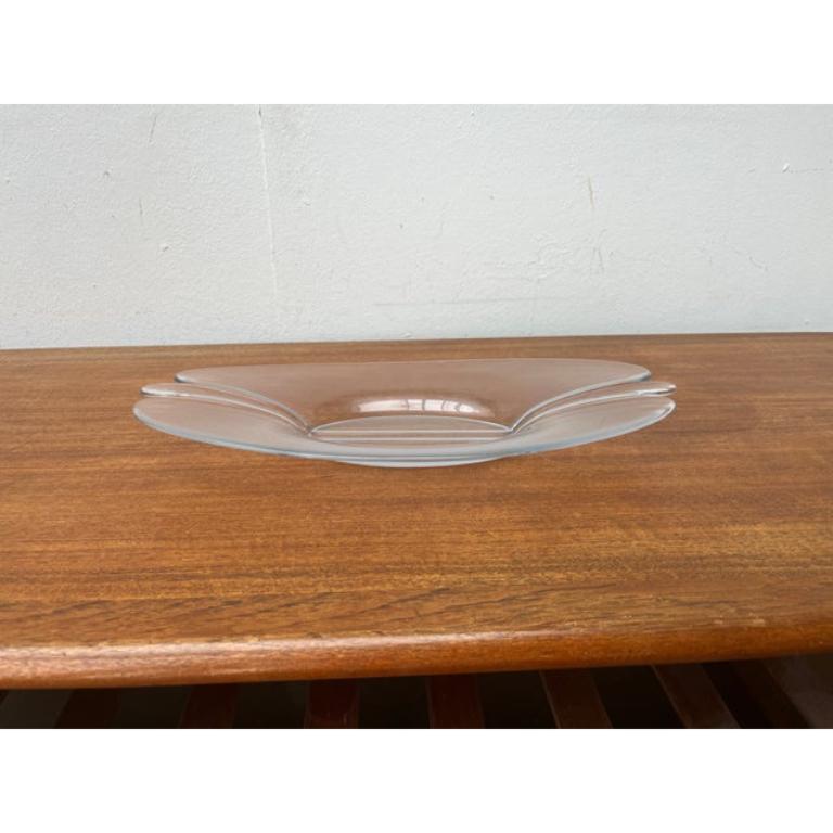 Dänische Vintage-Glasschale aus Holmegaard, 1970er Jahre im Zustand „Hervorragend“ im Angebot in Hamburg, DE