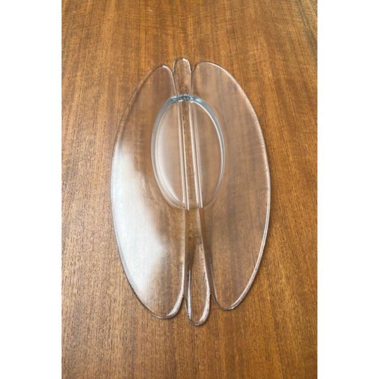 Dänische Vintage-Glasschale aus Holmegaard, 1970er Jahre im Angebot 4