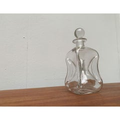 Vintage Danish Glass Kluk Kluk Bottle from Holmegaard