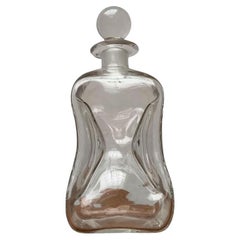 Vintage Danish Glass Kluk Kluk Bottle from Holmegaard