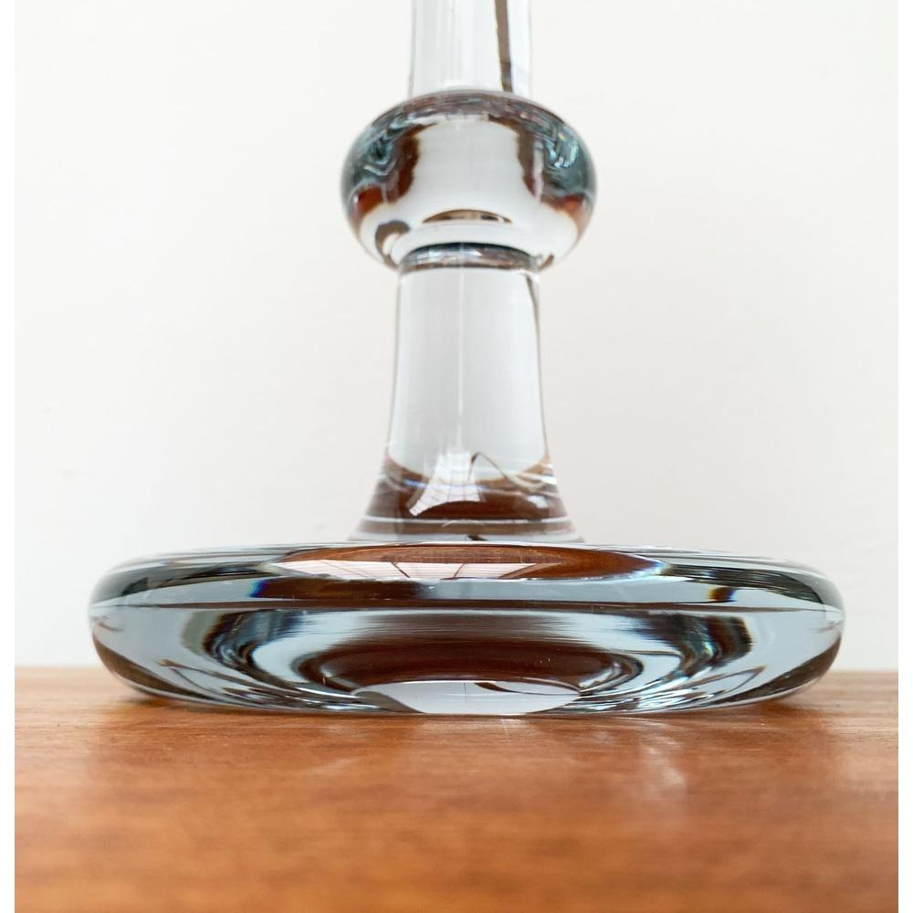Lampe de table palais danoise vintage en verre par Michael Bang pour Holmegaard, 1970 en vente 4